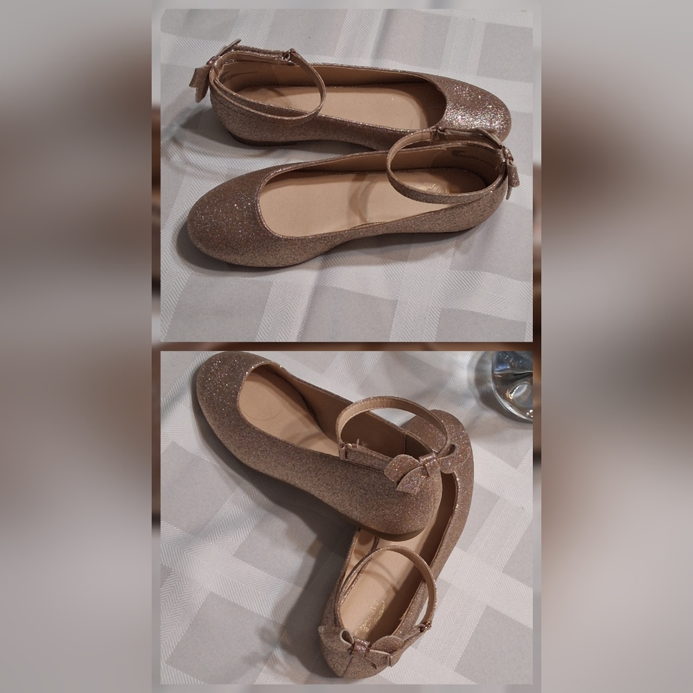 Cupcake Couture Glittery Flats Size 3